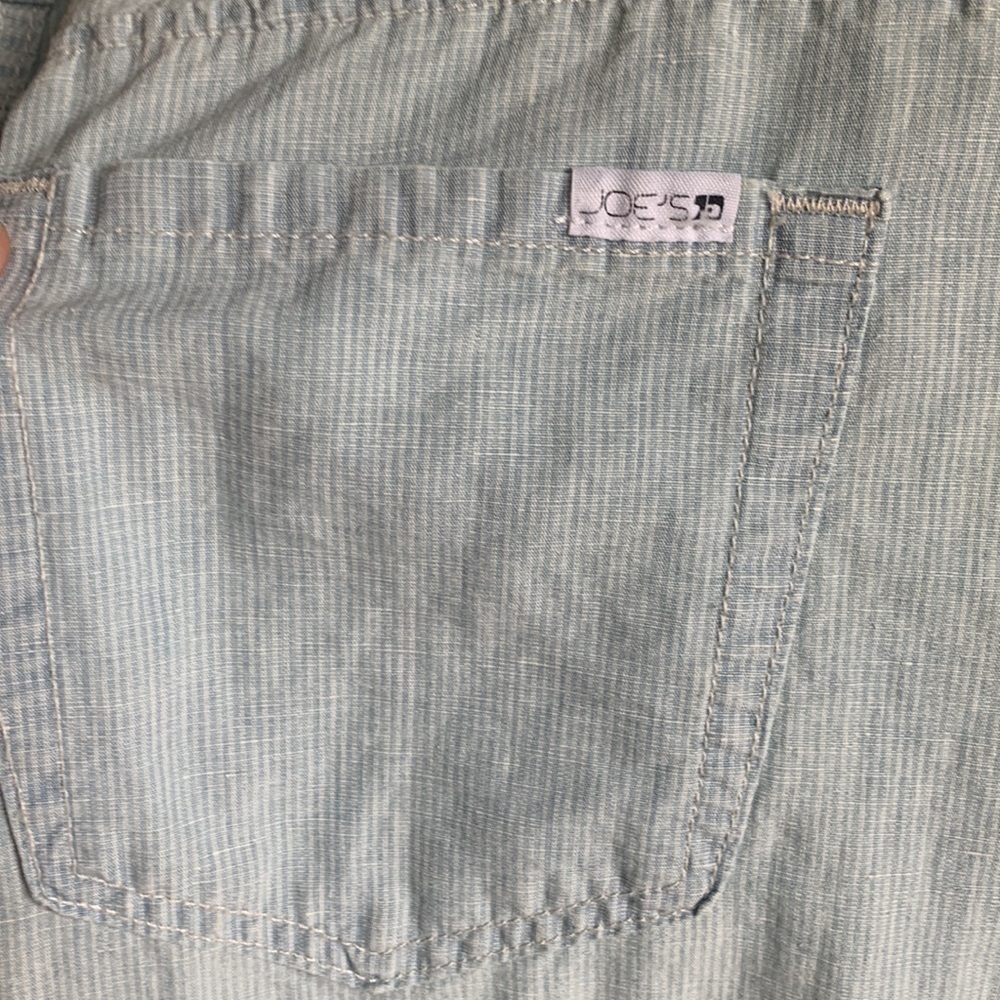 Joe’s Jeans Weekender Slim Fit Linen Sky Blue Pants Sz 30 NWT - Picture 10 of 15